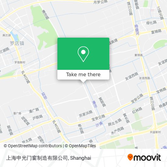 上海申光门窗制造有限公司 map