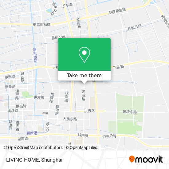 LIVING HOME map