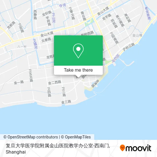 复旦大学医学院附属金山医院教学办公室-西南门 map