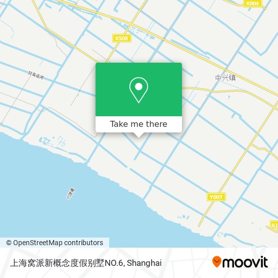 上海窝派新概念度假别墅NO.6 map