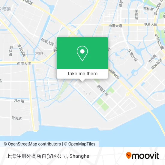 上海注册外高桥自贸区公司 map