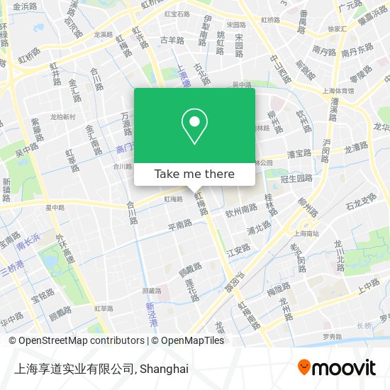 上海享道实业有限公司 map