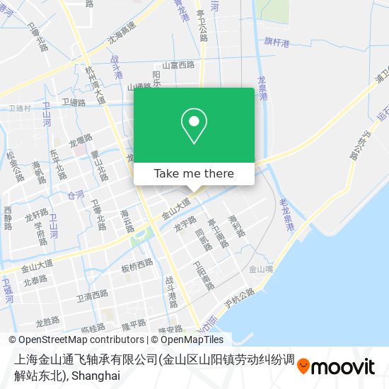 上海金山通飞轴承有限公司(金山区山阳镇劳动纠纷调解站东北) map