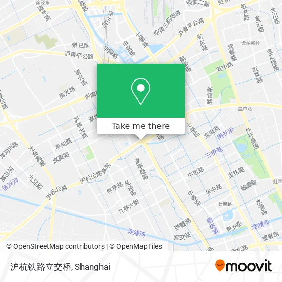 沪杭铁路立交桥 map