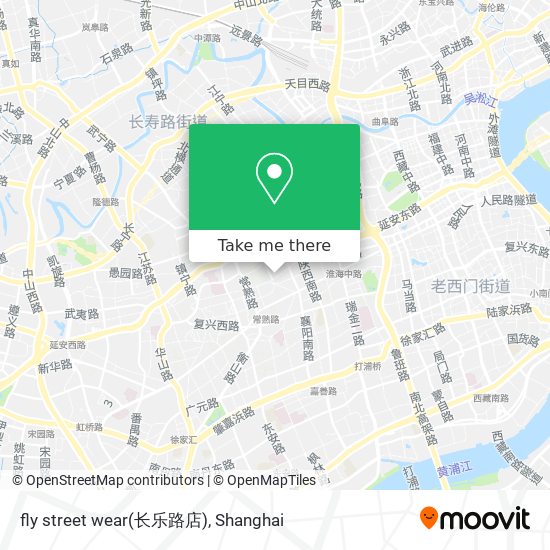 fly street wear(长乐路店) map