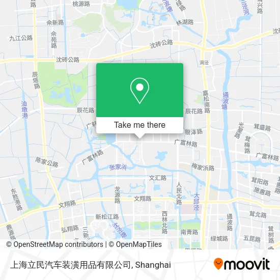 上海立民汽车装潢用品有限公司 map