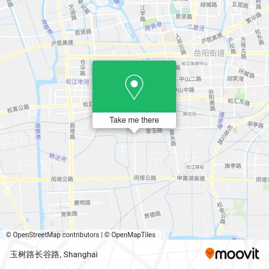 玉树路长谷路 map