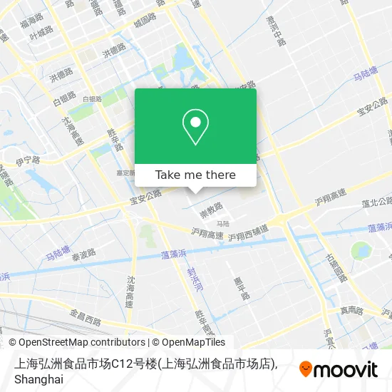 上海弘洲食品市场C12号楼(上海弘洲食品市场店) map