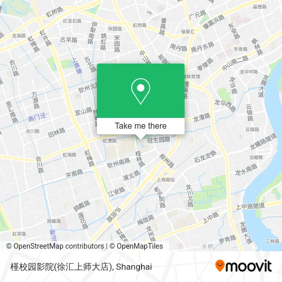 槿校园影院(徐汇上师大店) map