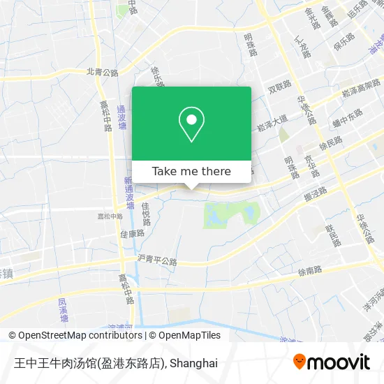 王中王牛肉汤馆(盈港东路店) map