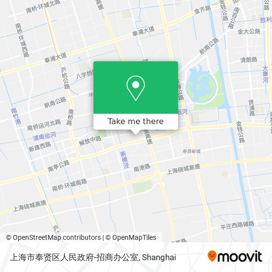 上海市奉贤区人民政府-招商办公室 map
