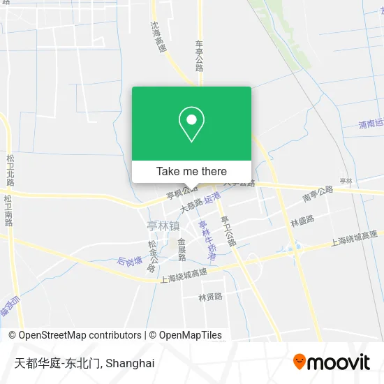 天都华庭-东北门 map