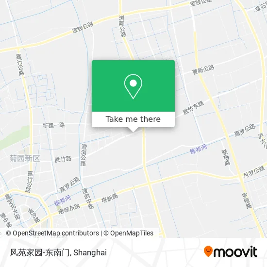 风苑家园-东南门 map