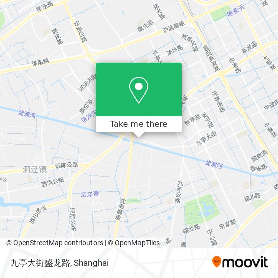 九亭大街盛龙路 map