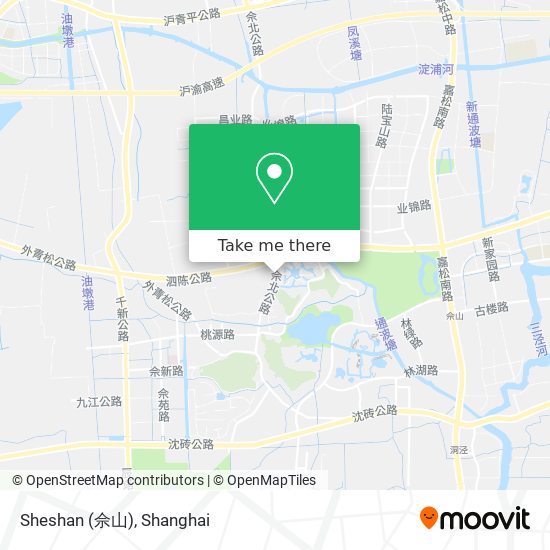 Sheshan (佘山) map