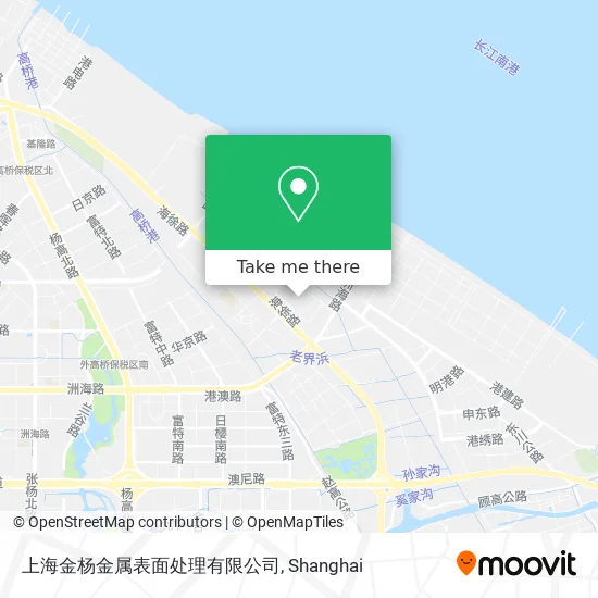 上海金杨金属表面处理有限公司 map
