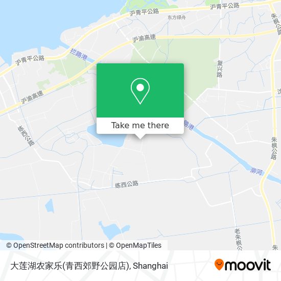 大莲湖农家乐(青西郊野公园店) map