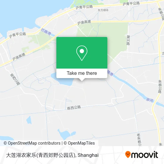 大莲湖农家乐(青西郊野公园店) map