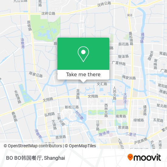 BO BO韩国餐厅 map