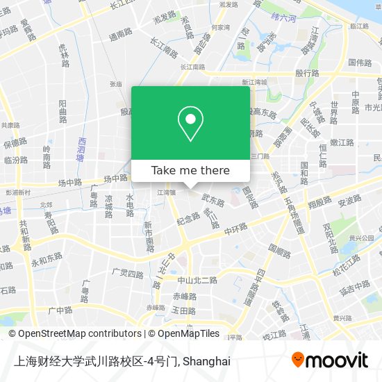 上海财经大学武川路校区-4号门 map