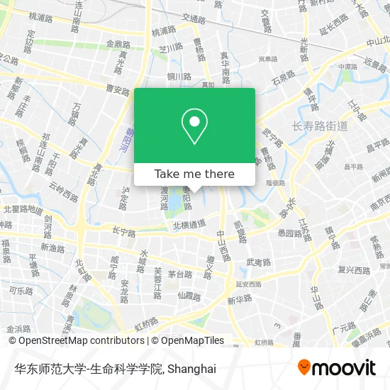 华东师范大学-生命科学学院 map