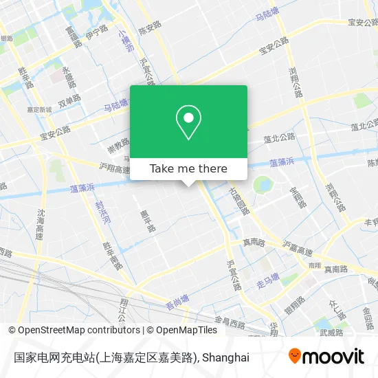 国家电网充电站(上海嘉定区嘉美路) map