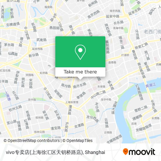 vivo专卖店(上海徐汇区天钥桥路店) map