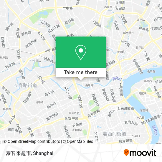 豪客来超市 map