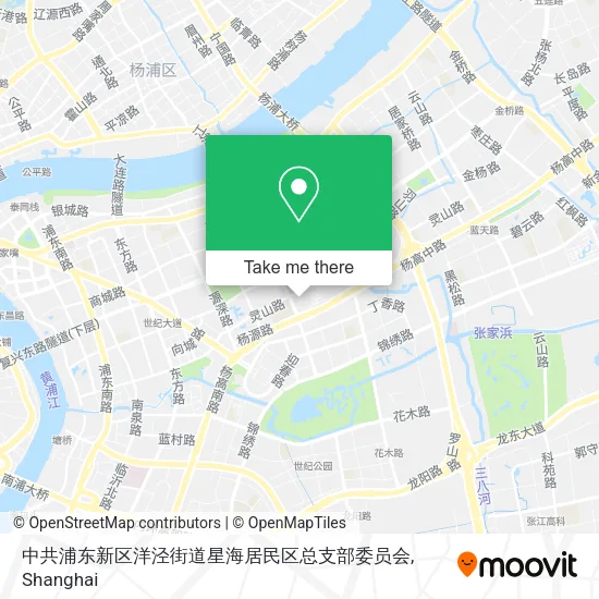 中共浦东新区洋泾街道星海居民区总支部委员会 map