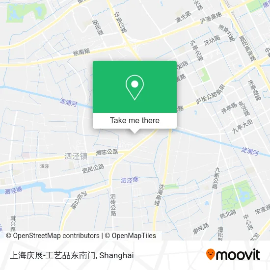 上海庆展-工艺品东南门 map