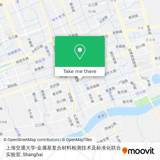 上海交通大学-金属基复合材料检测技术及标准化联合实验室 map