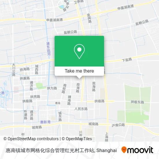 惠南镇城市网格化综合管理红光村工作站 map