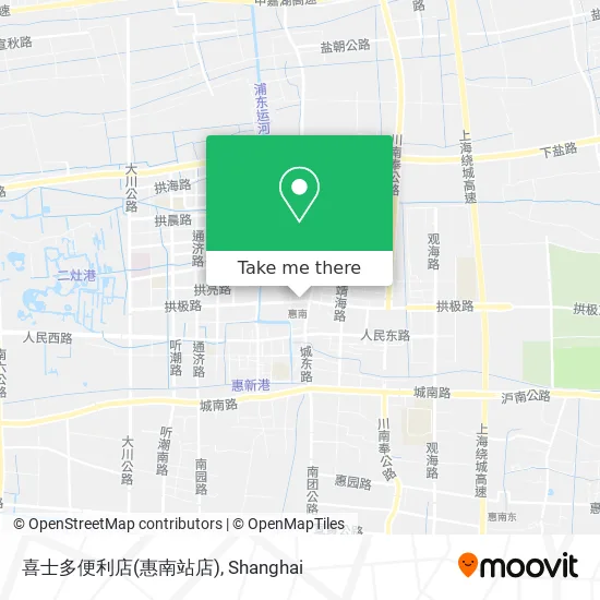 喜士多便利店(惠南站店) map