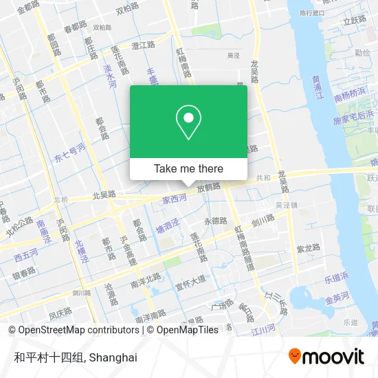 和平村十四组 map