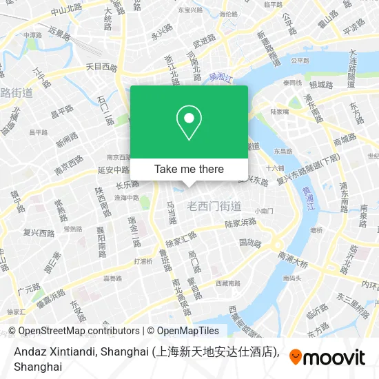 Andaz Xintiandi, Shanghai (上海新天地安达仕酒店) map
