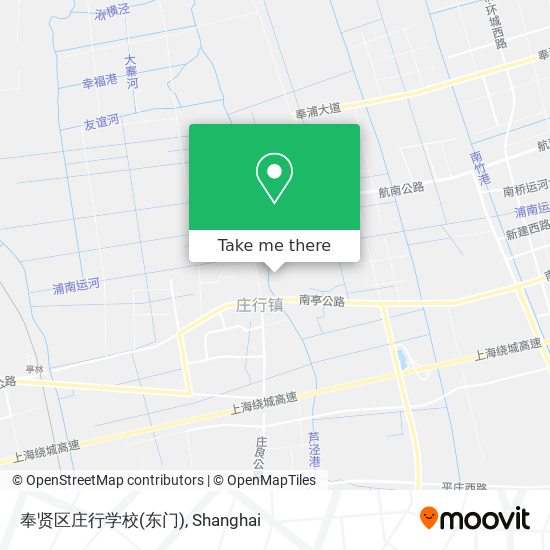 奉贤区庄行学校(东门) map