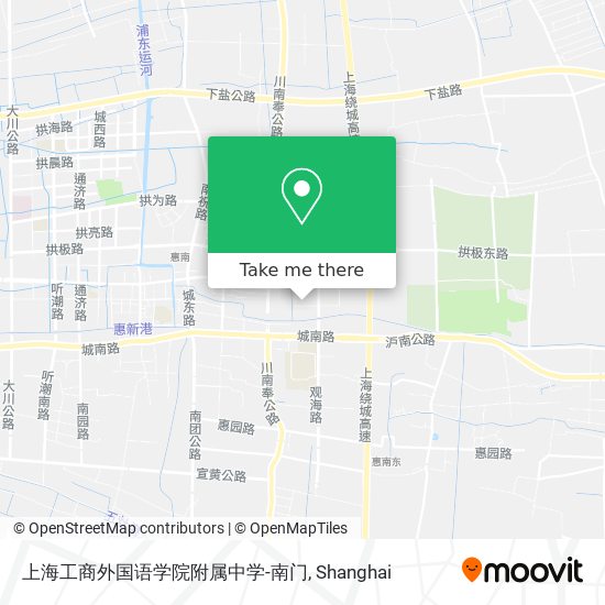 上海工商外国语学院附属中学-南门 map