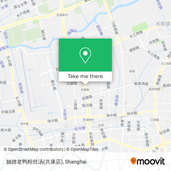 妯娌老鸭粉丝汤(共康店) map