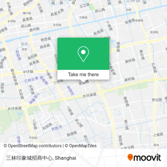三林印象城招商中心 map