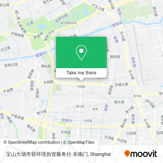 宝山大场市容环境协管服务社-东南门 map