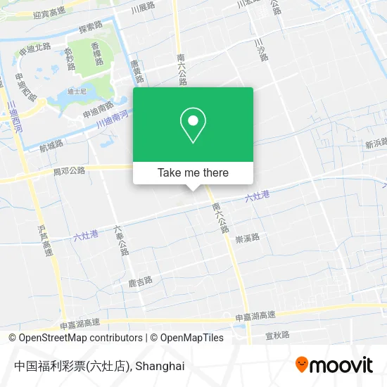 中国福利彩票(六灶店) map