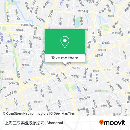 上海三乐实业发展公司 map