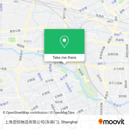 上海思恒物流有限公司(东南门) map