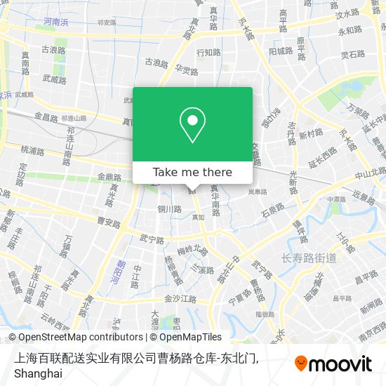 上海百联配送实业有限公司曹杨路仓库-东北门 map