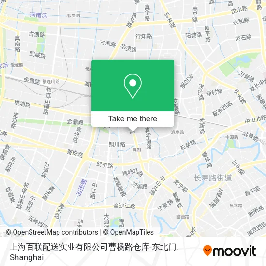 上海百联配送实业有限公司曹杨路仓库-东北门 map