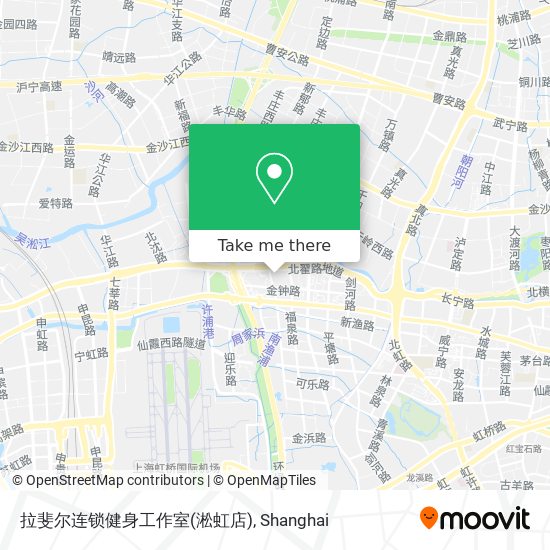 拉斐尔连锁健身工作室(淞虹店) map