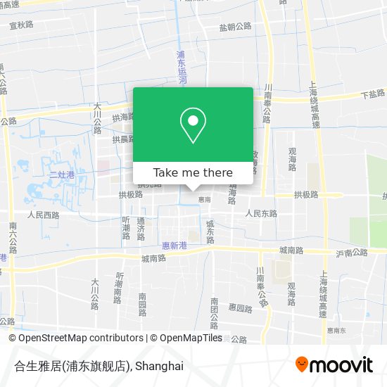 合生雅居(浦东旗舰店) map
