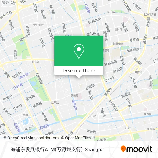 上海浦东发展银行ATM(万源城支行) map