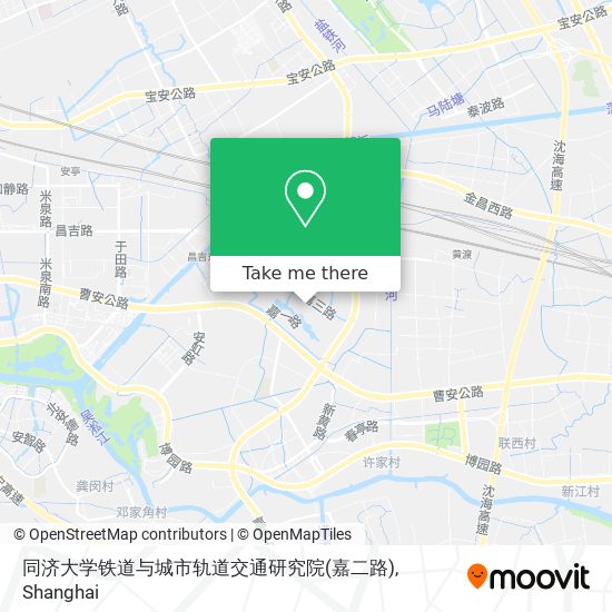 同济大学铁道与城市轨道交通研究院(嘉二路) map