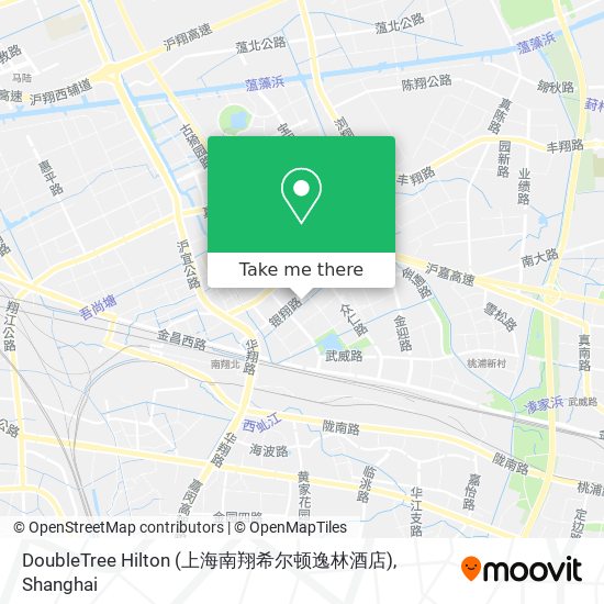 DoubleTree Hilton (上海南翔希尔顿逸林酒店) map